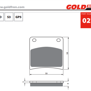 Накладки Goldfren - 027