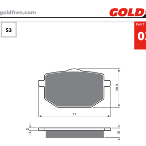 Накладки Goldfren - 029