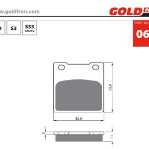 Накладки Goldfren - 068