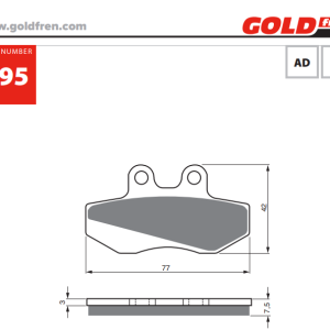 Накладки Goldfren - 095