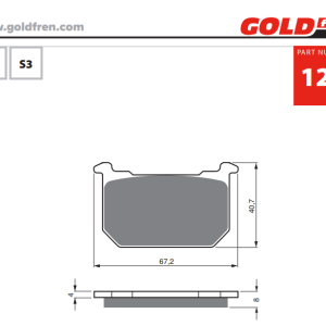 Накладки Goldfren - 127