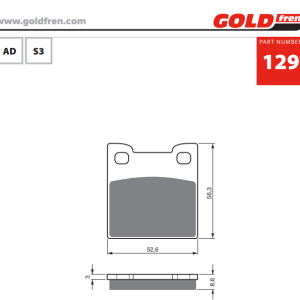 Накладки Goldfren - 129