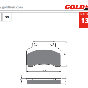 Накладки Goldfren - 136