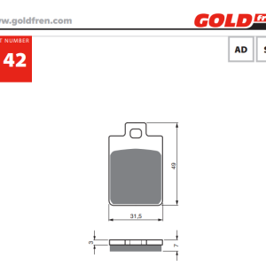 Накладки Goldfren - 142