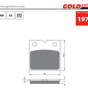 Накладки Goldfren - 197