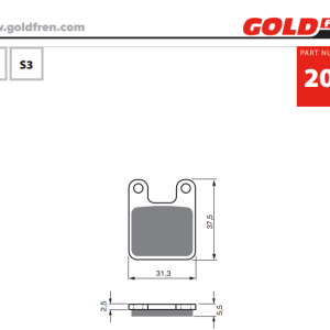 Накладки Goldfren - 201