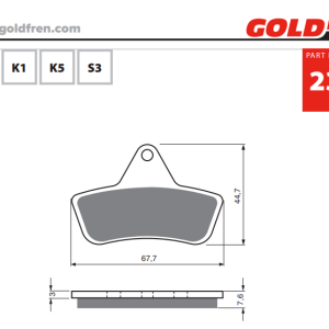 Накладки Goldfren - 232