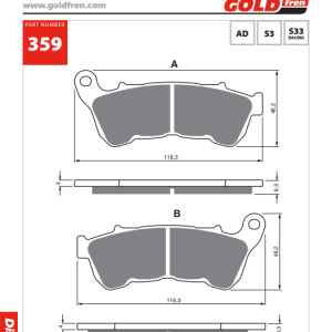 Накладки Goldfren - 359