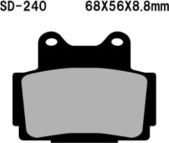 Накладки Vesrah - Семи Металлик - SD-240