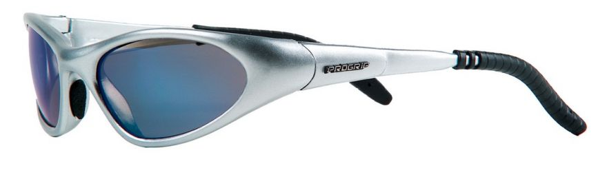 Слънчеви очила Progrip 3622 - сребърна рамка със синя леща